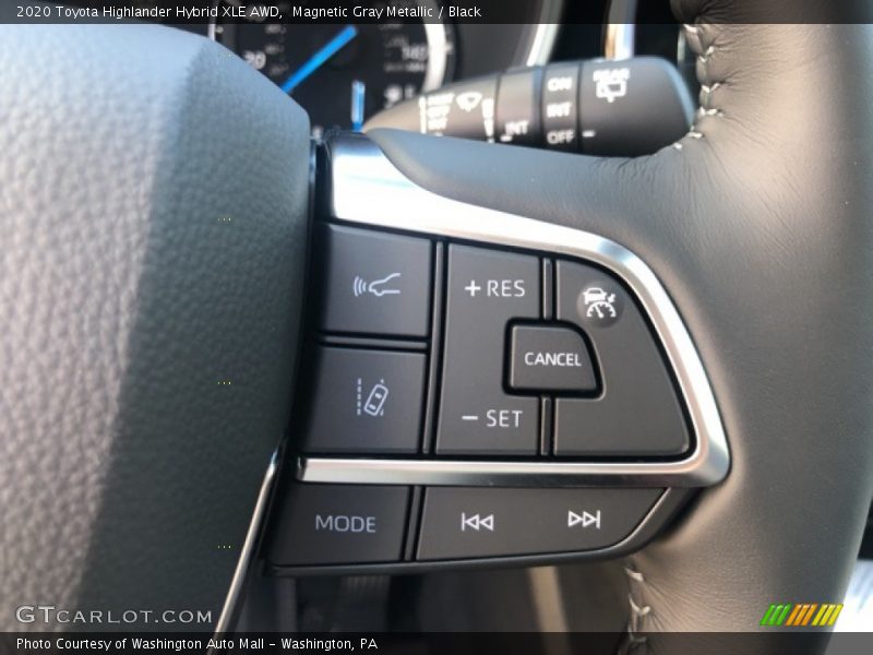 Magnetic Gray Metallic / Black 2020 Toyota Highlander Hybrid XLE AWD