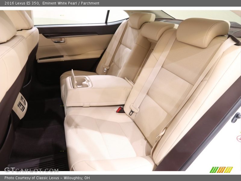 Rear Seat of 2016 ES 350