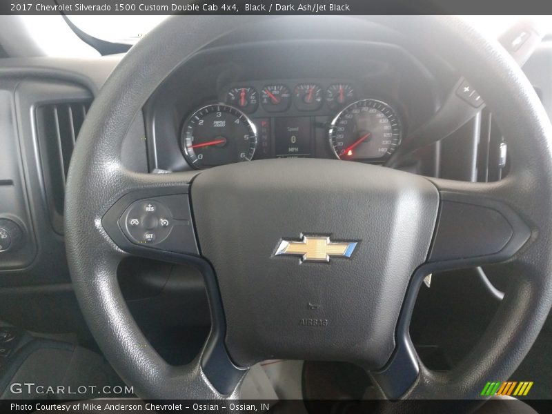 Black / Dark Ash/Jet Black 2017 Chevrolet Silverado 1500 Custom Double Cab 4x4