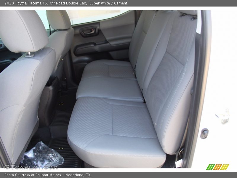 Super White / Cement 2020 Toyota Tacoma TSS Off Road Double Cab