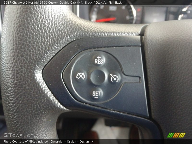 Black / Dark Ash/Jet Black 2017 Chevrolet Silverado 1500 Custom Double Cab 4x4
