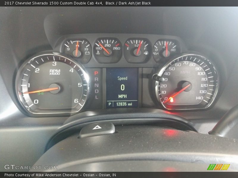 Black / Dark Ash/Jet Black 2017 Chevrolet Silverado 1500 Custom Double Cab 4x4