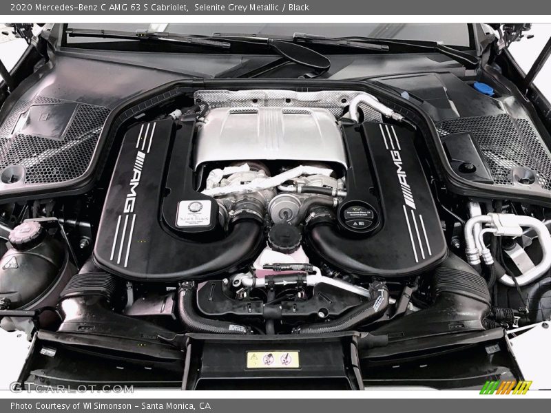  2020 C AMG 63 S Cabriolet Engine - 4.0 Liter AMG biturbo DOHC 32-Valve VVT V8