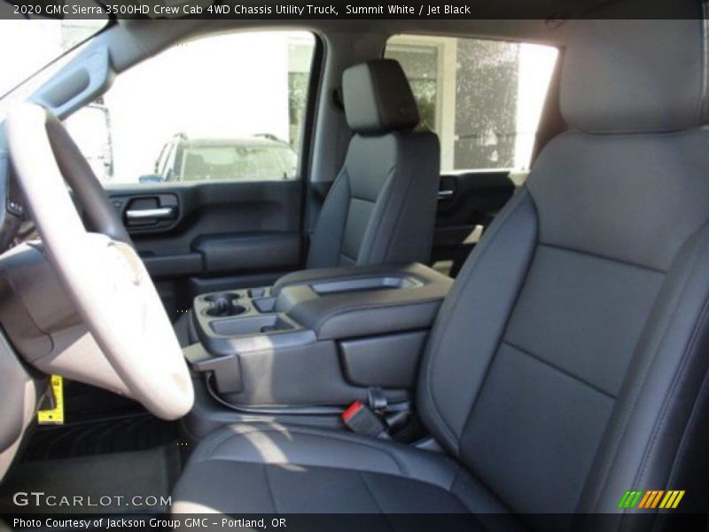 Summit White / Jet Black 2020 GMC Sierra 3500HD Crew Cab 4WD Chassis Utility Truck