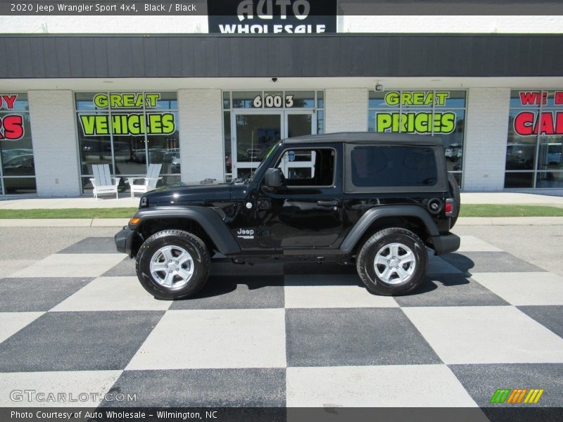 Black / Black 2020 Jeep Wrangler Sport 4x4