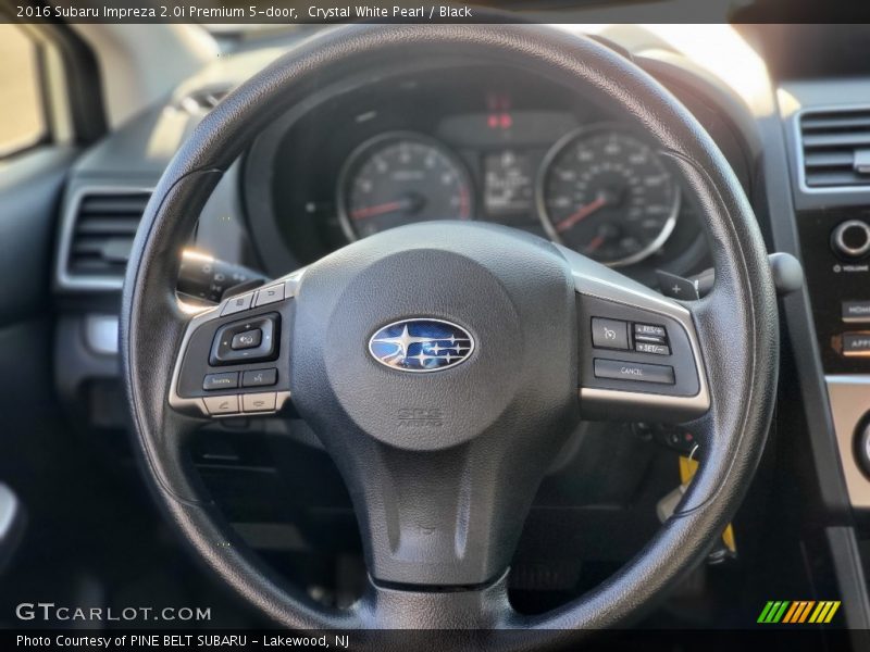 Crystal White Pearl / Black 2016 Subaru Impreza 2.0i Premium 5-door