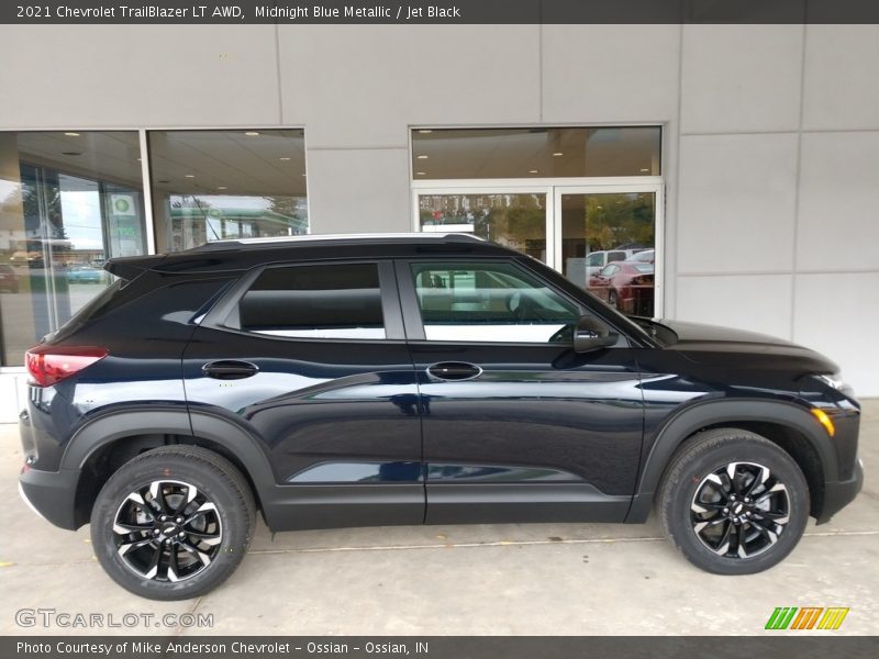 Midnight Blue Metallic / Jet Black 2021 Chevrolet TrailBlazer LT AWD