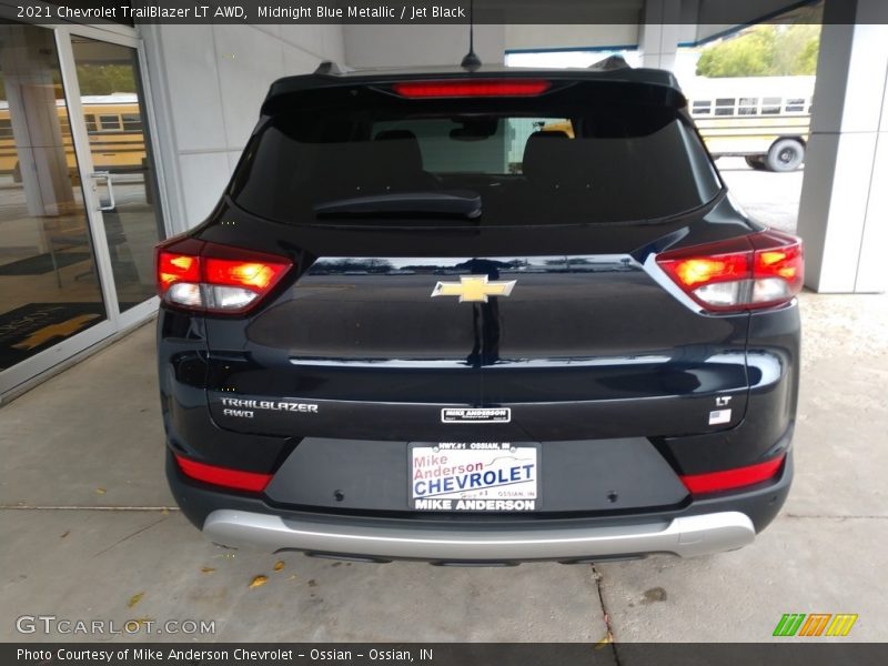 Midnight Blue Metallic / Jet Black 2021 Chevrolet TrailBlazer LT AWD