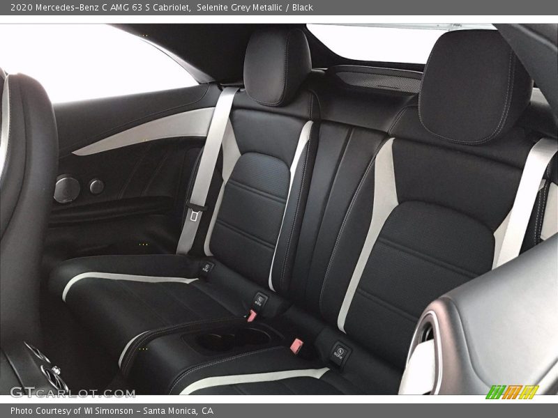 Rear Seat of 2020 C AMG 63 S Cabriolet