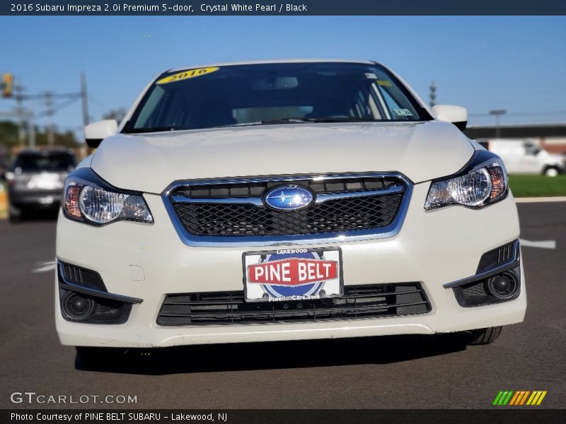 Crystal White Pearl / Black 2016 Subaru Impreza 2.0i Premium 5-door