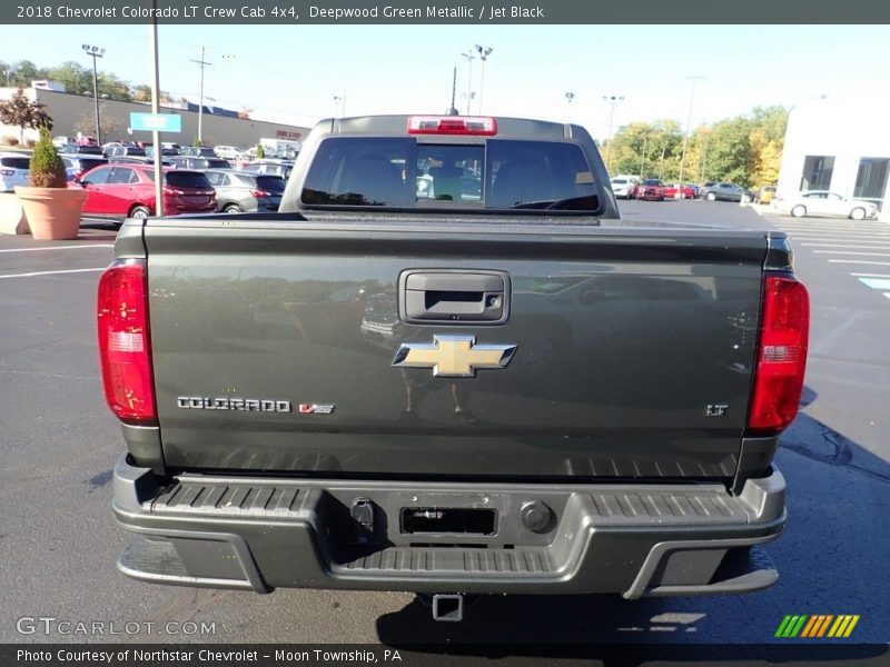 Deepwood Green Metallic / Jet Black 2018 Chevrolet Colorado LT Crew Cab 4x4