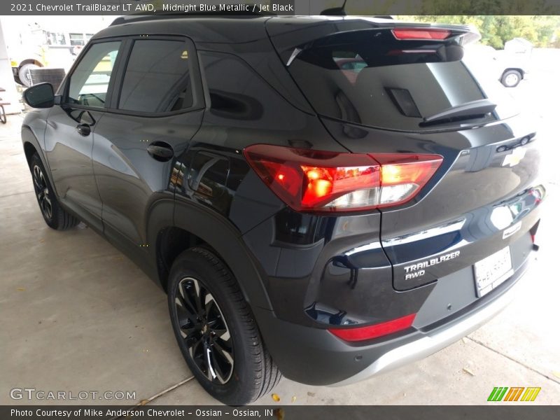 Midnight Blue Metallic / Jet Black 2021 Chevrolet TrailBlazer LT AWD