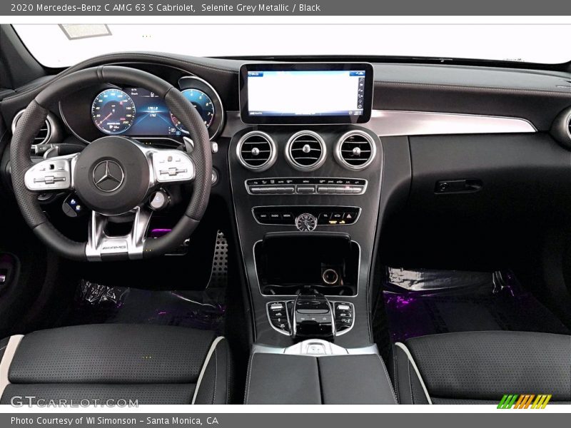 Dashboard of 2020 C AMG 63 S Cabriolet