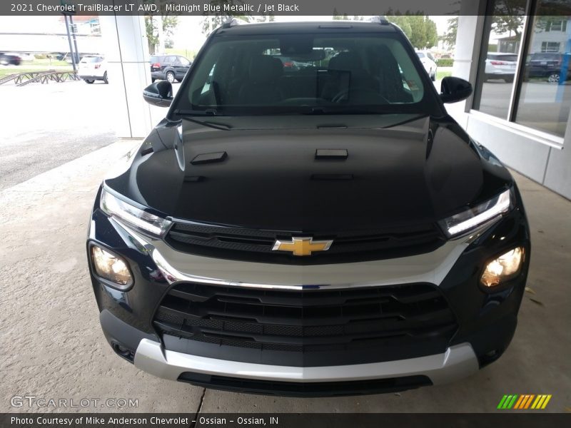 Midnight Blue Metallic / Jet Black 2021 Chevrolet TrailBlazer LT AWD