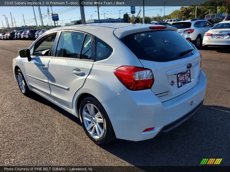 Crystal White Pearl / Black 2016 Subaru Impreza 2.0i Premium 5-door