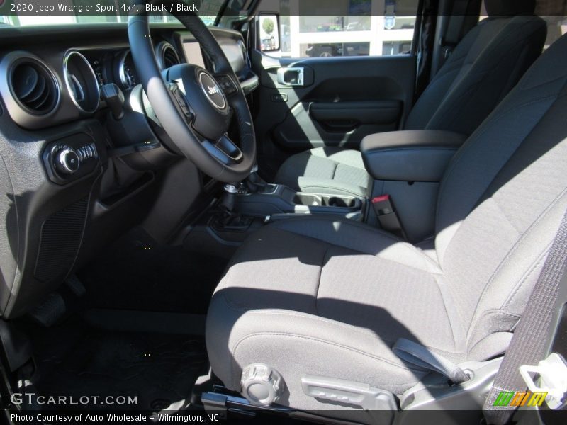 Black / Black 2020 Jeep Wrangler Sport 4x4