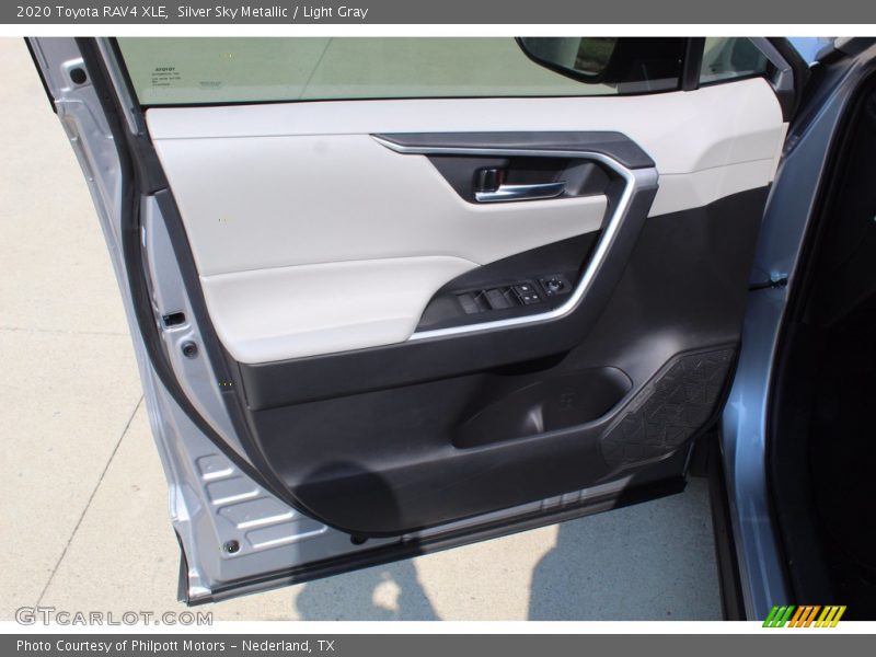 Silver Sky Metallic / Light Gray 2020 Toyota RAV4 XLE