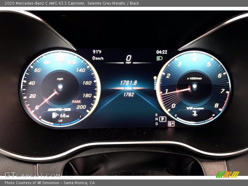  2020 C AMG 63 S Cabriolet AMG 63 S Cabriolet Gauges