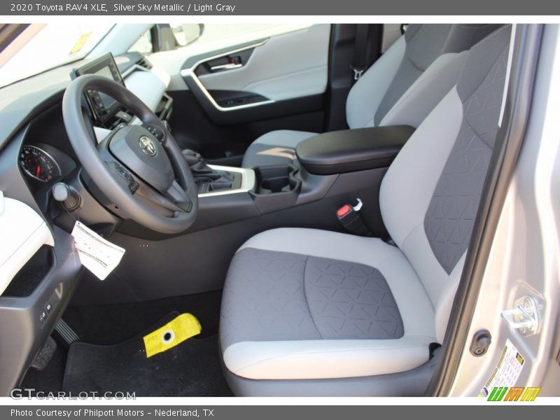 Silver Sky Metallic / Light Gray 2020 Toyota RAV4 XLE