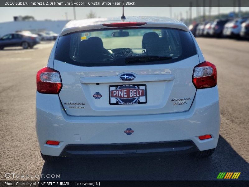 Crystal White Pearl / Black 2016 Subaru Impreza 2.0i Premium 5-door