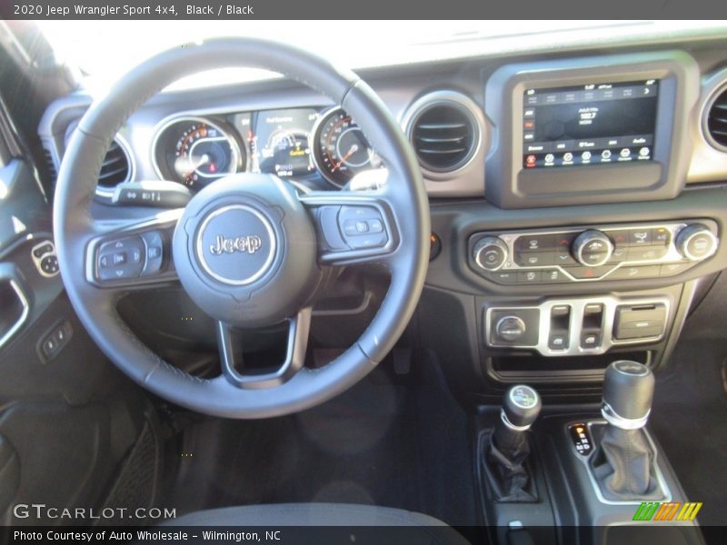 Black / Black 2020 Jeep Wrangler Sport 4x4