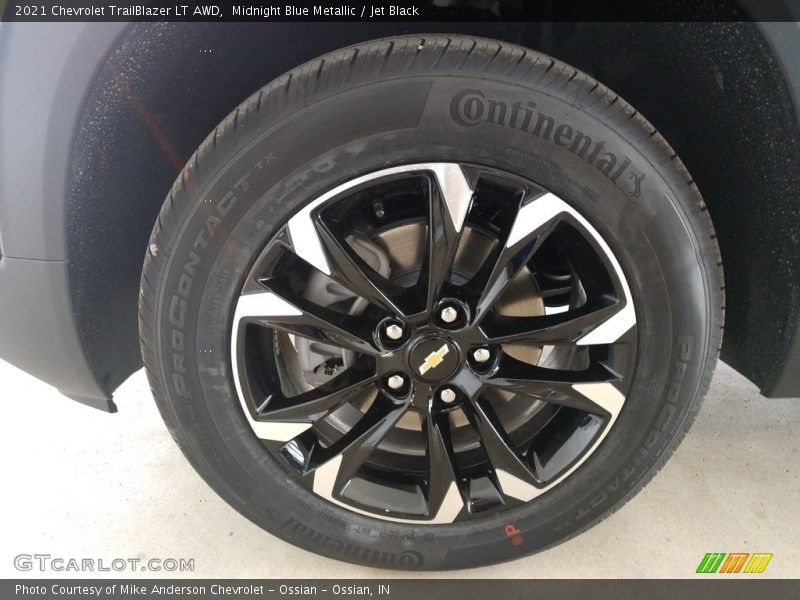 Midnight Blue Metallic / Jet Black 2021 Chevrolet TrailBlazer LT AWD
