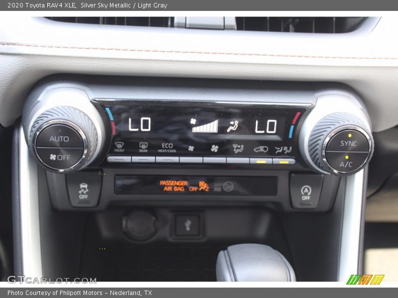 Silver Sky Metallic / Light Gray 2020 Toyota RAV4 XLE