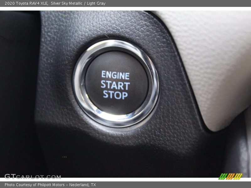 Silver Sky Metallic / Light Gray 2020 Toyota RAV4 XLE