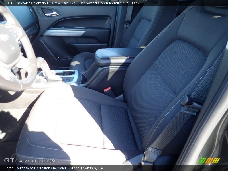 Deepwood Green Metallic / Jet Black 2018 Chevrolet Colorado LT Crew Cab 4x4