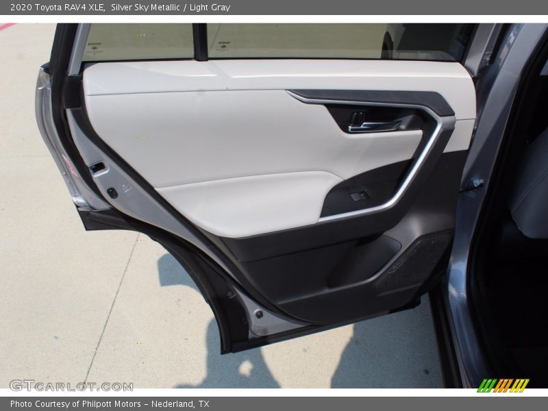 Silver Sky Metallic / Light Gray 2020 Toyota RAV4 XLE