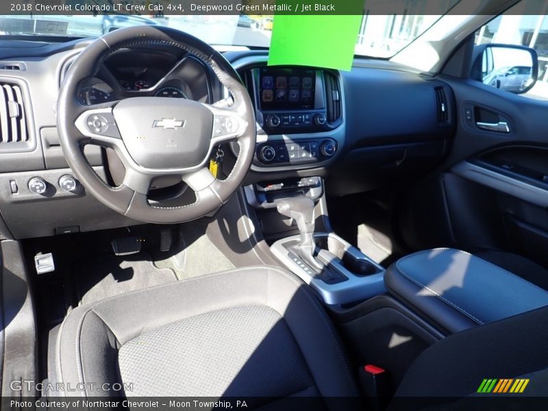 Deepwood Green Metallic / Jet Black 2018 Chevrolet Colorado LT Crew Cab 4x4