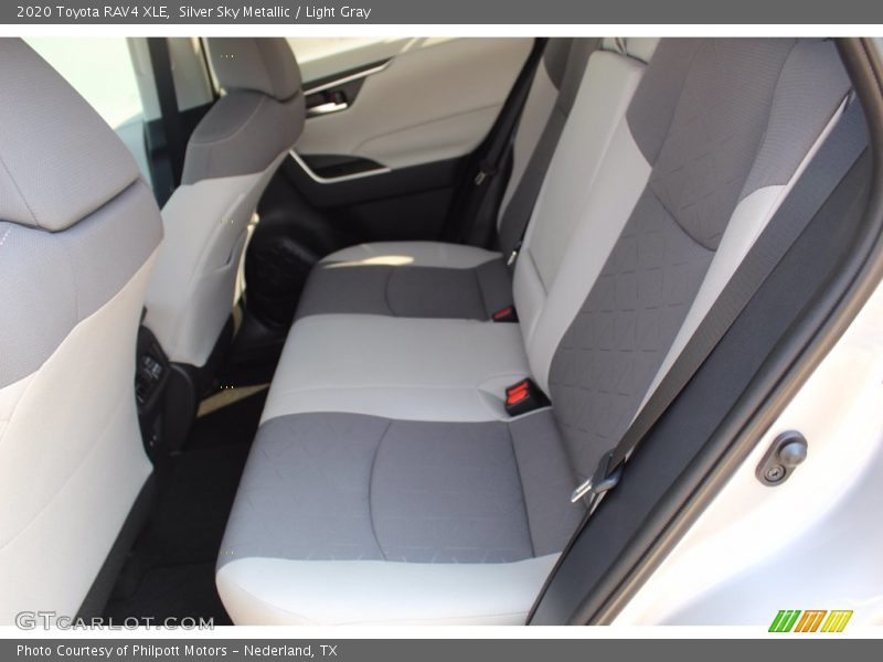 Silver Sky Metallic / Light Gray 2020 Toyota RAV4 XLE