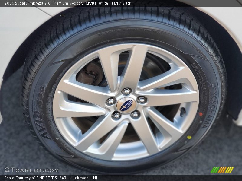 Crystal White Pearl / Black 2016 Subaru Impreza 2.0i Premium 5-door