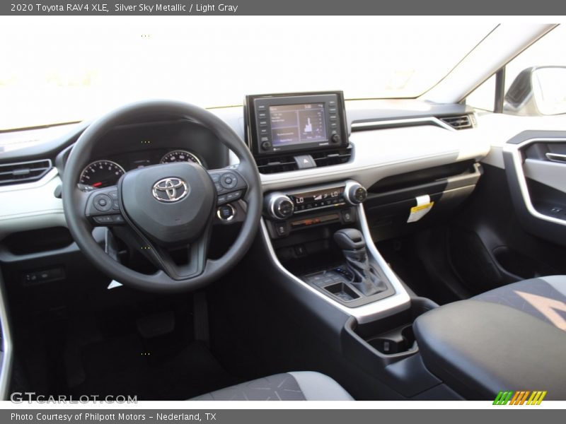 Silver Sky Metallic / Light Gray 2020 Toyota RAV4 XLE