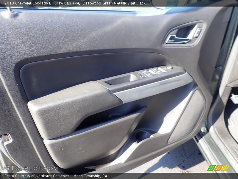 Deepwood Green Metallic / Jet Black 2018 Chevrolet Colorado LT Crew Cab 4x4