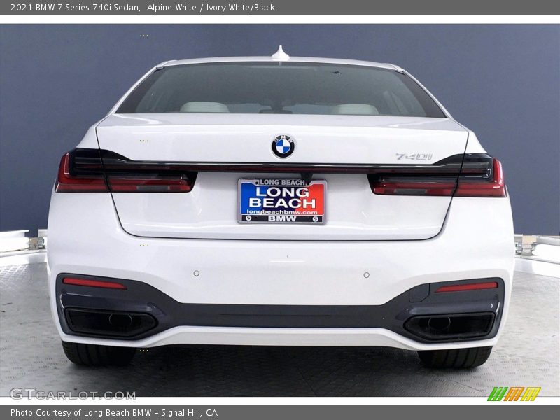 Alpine White / Ivory White/Black 2021 BMW 7 Series 740i Sedan