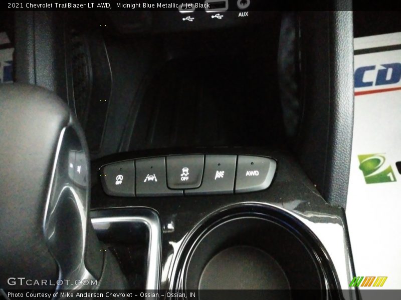 Midnight Blue Metallic / Jet Black 2021 Chevrolet TrailBlazer LT AWD