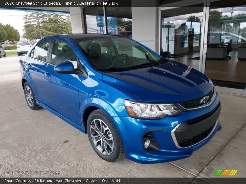 Kinetic Blue Metallic / Jet Black 2020 Chevrolet Sonic LT Sedan