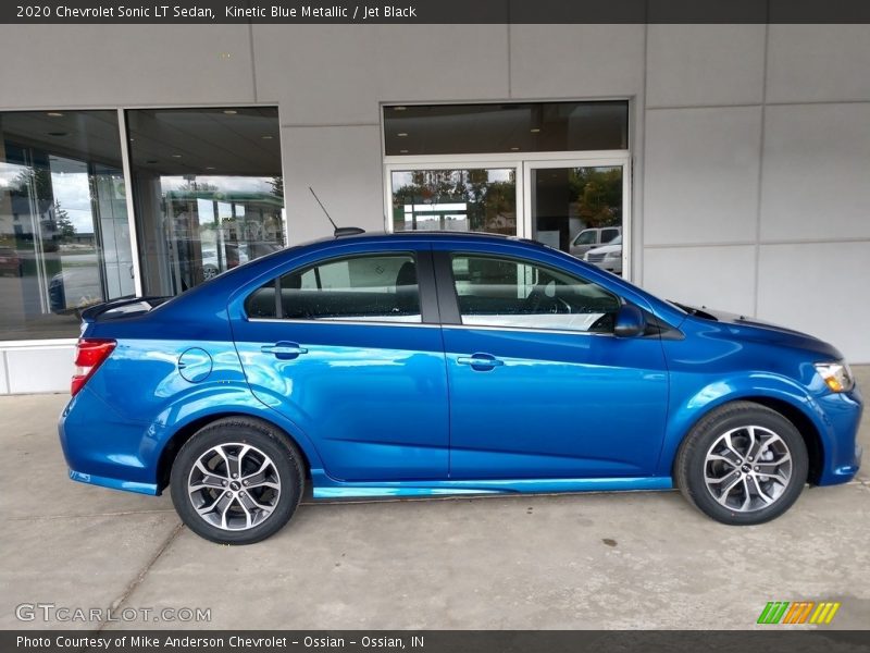 Kinetic Blue Metallic / Jet Black 2020 Chevrolet Sonic LT Sedan