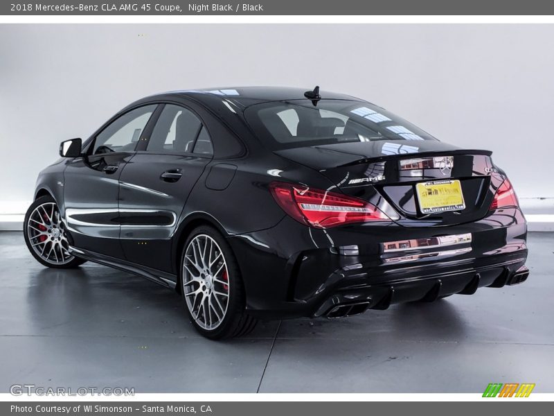 Night Black / Black 2018 Mercedes-Benz CLA AMG 45 Coupe