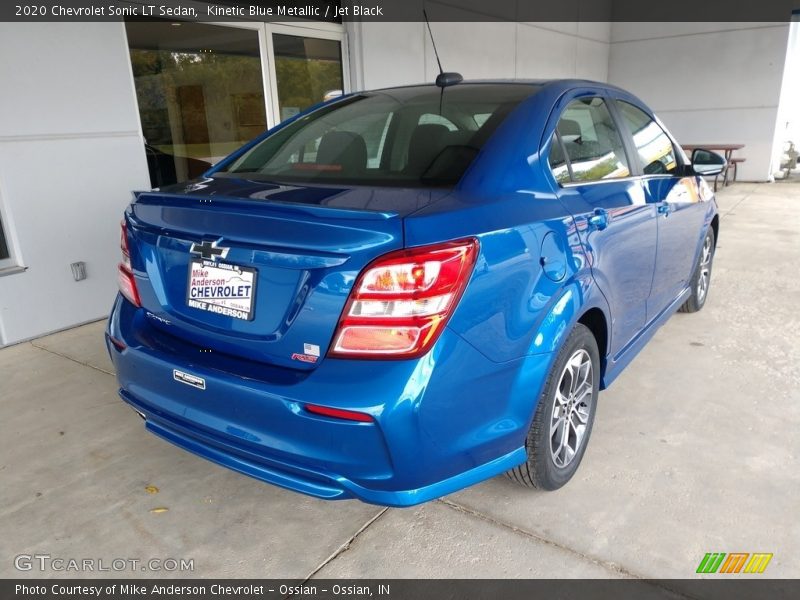 Kinetic Blue Metallic / Jet Black 2020 Chevrolet Sonic LT Sedan