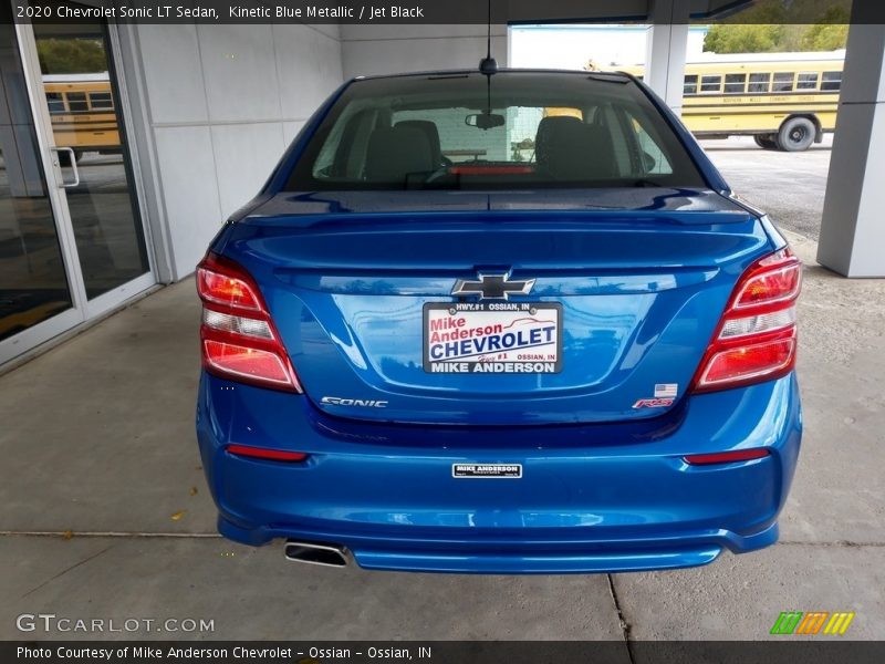 Kinetic Blue Metallic / Jet Black 2020 Chevrolet Sonic LT Sedan
