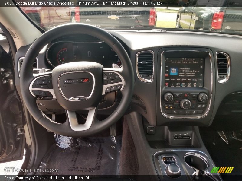 Dashboard of 2016 Durango Citadel Anodized Platinum AWD