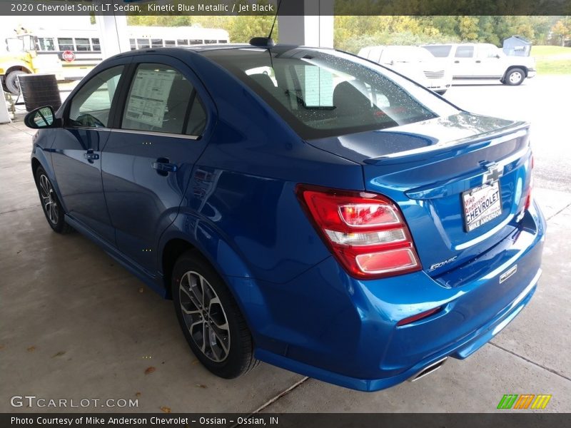 Kinetic Blue Metallic / Jet Black 2020 Chevrolet Sonic LT Sedan