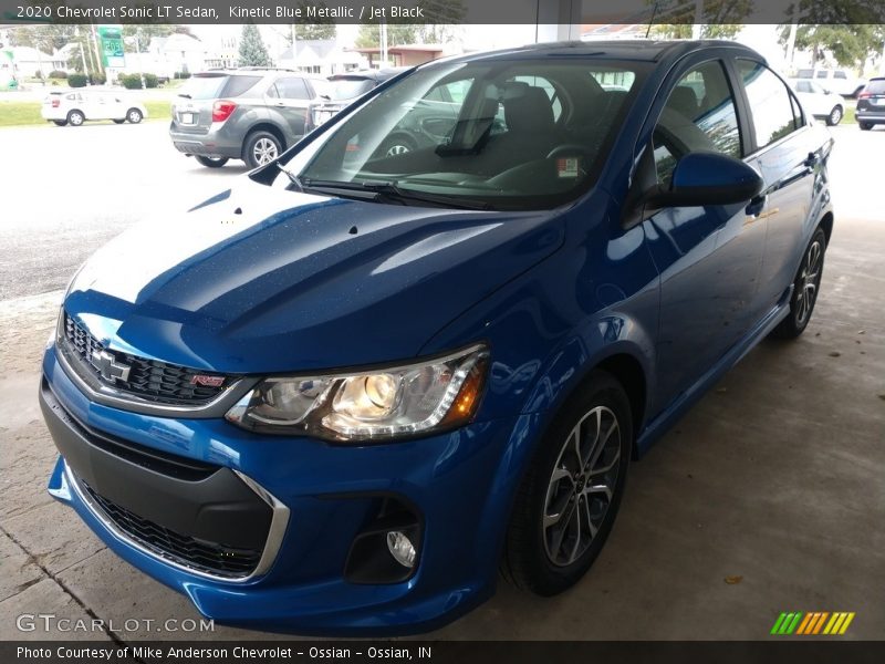 Kinetic Blue Metallic / Jet Black 2020 Chevrolet Sonic LT Sedan