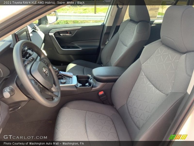 Super White / Black 2021 Toyota RAV4 XLE AWD Hybrid