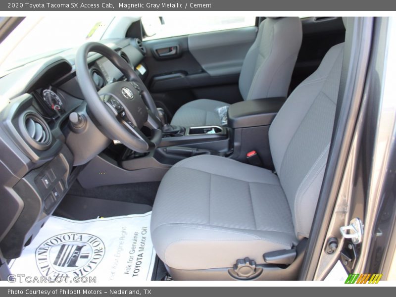 Magnetic Gray Metallic / Cement 2020 Toyota Tacoma SX Access Cab