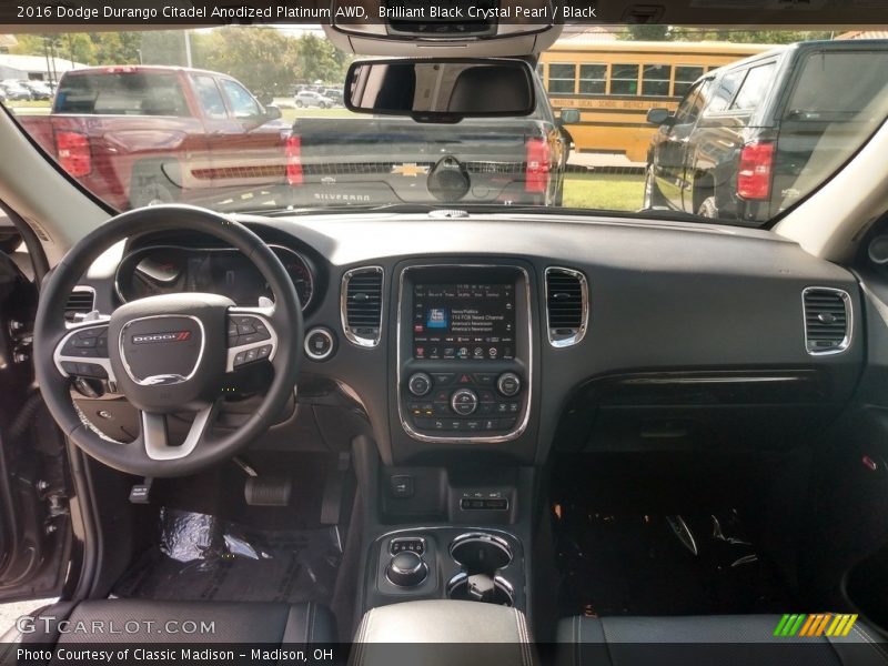 Dashboard of 2016 Durango Citadel Anodized Platinum AWD