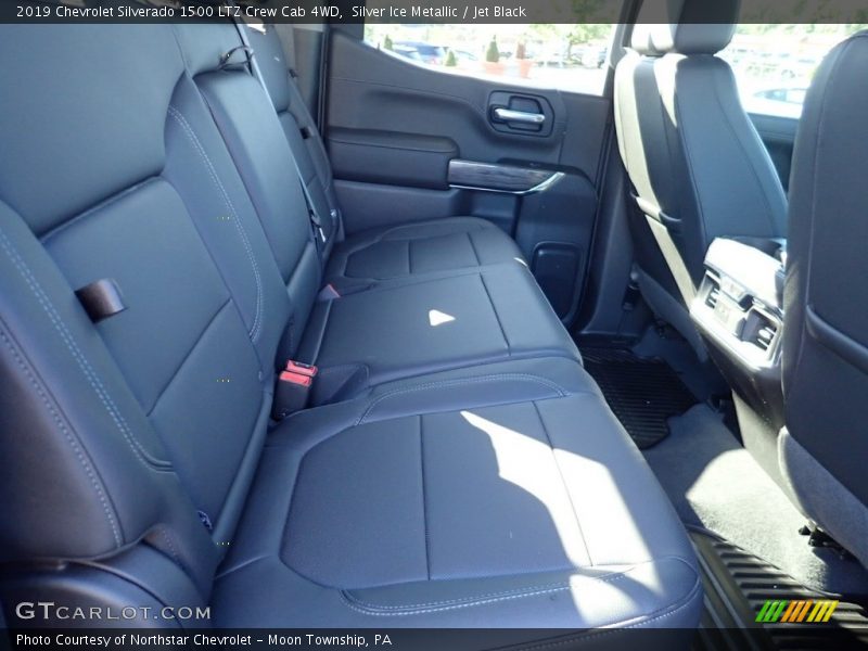 Silver Ice Metallic / Jet Black 2019 Chevrolet Silverado 1500 LTZ Crew Cab 4WD