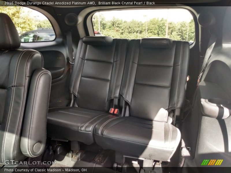 Rear Seat of 2016 Durango Citadel Anodized Platinum AWD